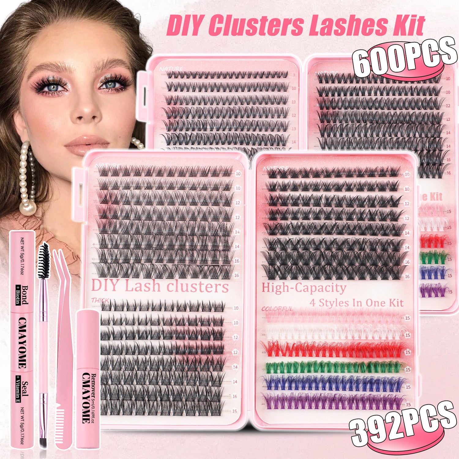 Reusable Cluster Kit- Natural Wispy Volume ( Beginner Friendly)